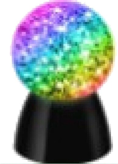 Music Glitterkule med Fargeskift 13 cm