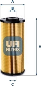UFI 25.218.00 Oljefilter UFI 25.218.00 Oljefilter