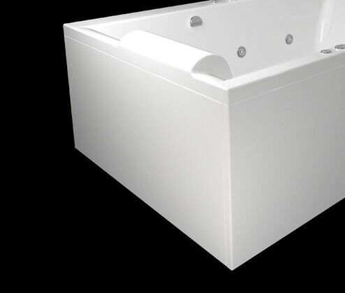Westerbergs Pacific 190 Endepanel 2,0 Hvit akryl, til alle Pacific 190 sq kar