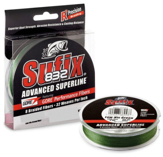 Sufix 832 Braid Lo Vis Green 0,28mm Sufix 832 Braid Lo Vis Green 0,28mm