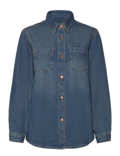 United Colors of Benetton Shirt - Blue - XS