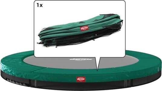BERG Toys Favorit Inground Padding 330 Cm Grønn 6b Beskyttelseskant For Favorit Inground 330 cm dia 6b Grønn