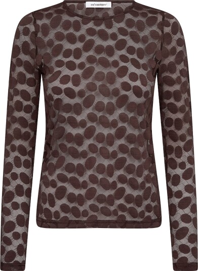 Co" Couture Penolacc O Neck Blouse BROWN M