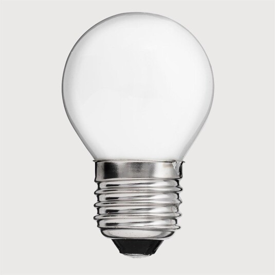 UNI WHITE Klotpære Opal E27 4W 2700K Dimbar