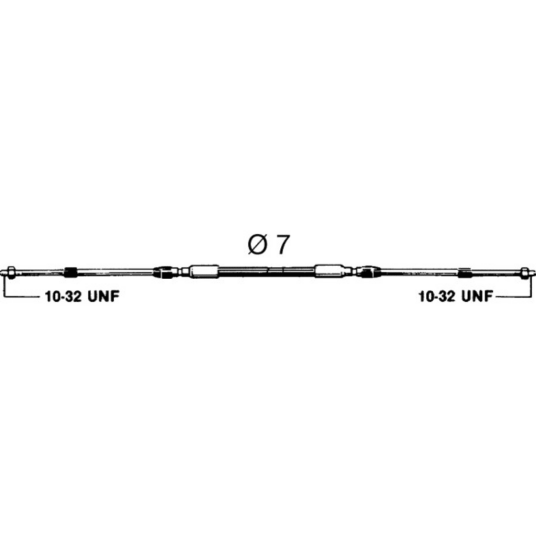 C2 reguleringskabel 14"