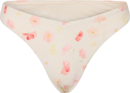 Gina Tricot High Bikini Thong   Cream   L