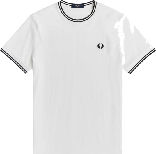 Fred Perry Herre Topper Hvit 3XL,