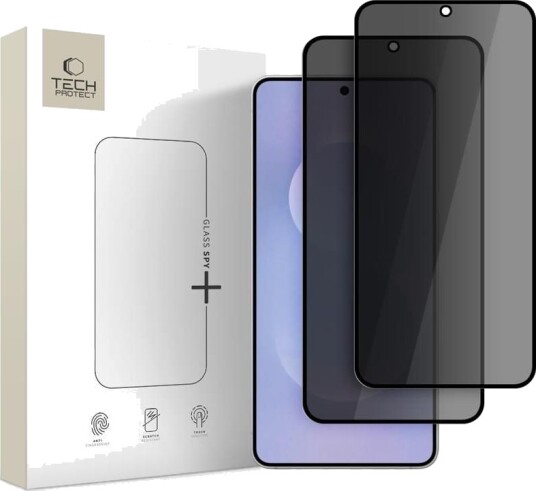 Tech-Protect Glass Spy+ Privacybeskyttelse 2-Pack for Samsung Galaxy S25 Edge