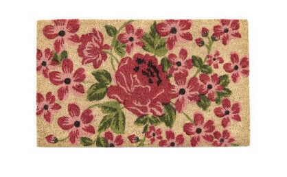 Ruco print Roses – dørmatte av kokos