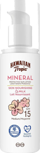 Hawaiian Tropic Mineral Solkrem SPF 30 100 ml Pumpeflaske Hawaiian Tropic Mineral Solkrem SPF 30 100 ml Pumpeflaske