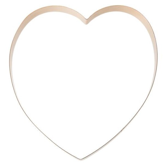 Modern House bAYk pepperkakeform hjerte 18 cm kobber Modern House bAYk pepperkakeform hjerte 18 cm kobber