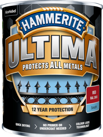 HAMMERITE ULTIMA SMOOTH BLACK 0,75L
