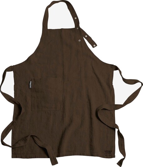 Lovely Linen Forkle Lovely i vasket lin Brun Lovely Linen Forkle Lovely i vasket lin Brun