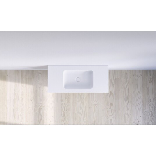 Copenhagen Bath SQ2 Servantskap 100 100x45x28.8 cm med servant Hvit Matt