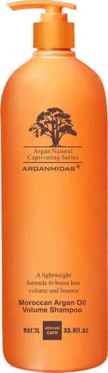 Arganmidas 1000ml Moroccan Argan Oil Volume Shampoo for Tynt Hår Arganmidas 1000ml Moroccan Argan Oil Volume Shampoo for Tynt Hår