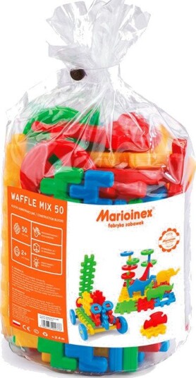 Marioinex Waffle Mix Byggeklosser 50 Stk.
