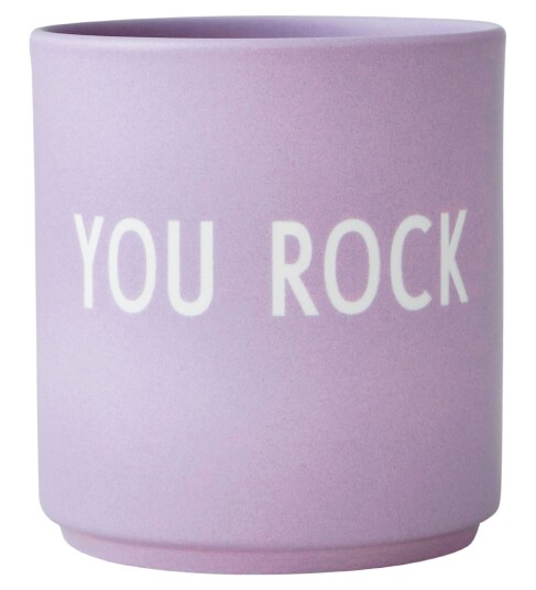 Design Letters favorittkopp 25 cl You rock (lavender)