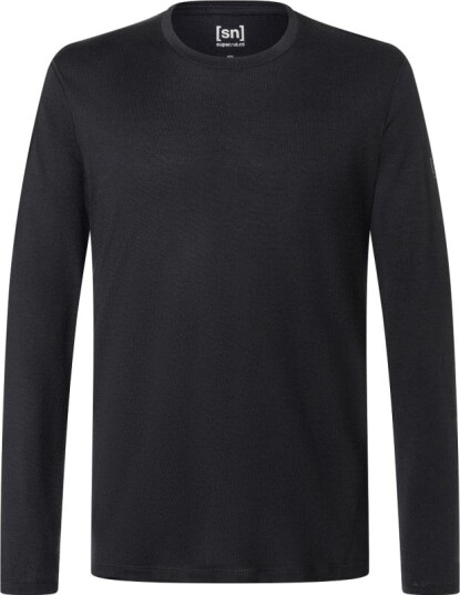 super.natural Men's Arctic230 Long Sleeve S, Jet Black super.natural Men's Arctic230 Long Sleeve S, Jet Black