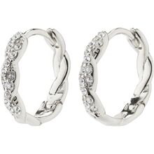Pilgrim 67231-6073 EZO Twirled Crystal Hoops 1 set