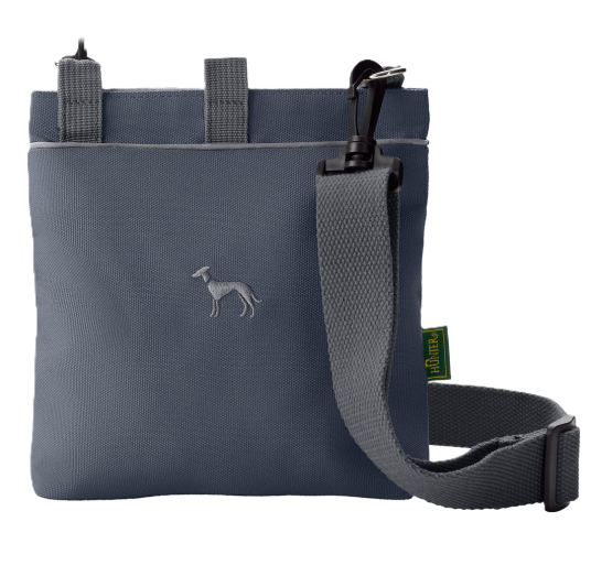 Hunter Snackbag Alva Antracitt med Skulderrem for Hund