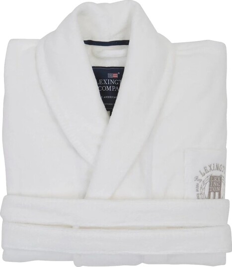 Lexington Hotel Velour morgenkåpe M White Lexington Hotel Velour morgenkåpe M White