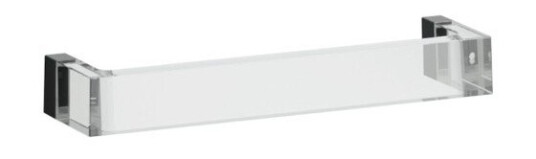 Kartell Laufen Rail håndklestang, 30 cm, transparent Kartell Laufen Rail håndklestang, 30 cm, transparent