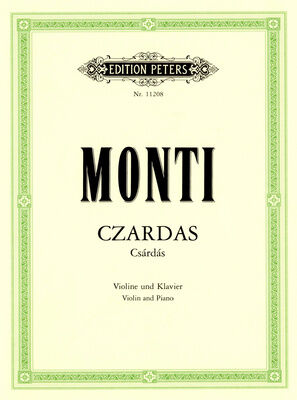 Czardas (For Violin And Piano) Av Vittorio Monti