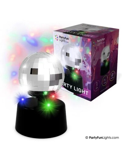 Party Funlight Mini spejlkugle lampe : 9.2 cm Party Funlight Mini spejlkugle lampe : 9.2 cm
