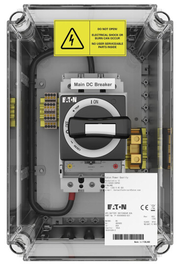 Eaton UPS Battery Switchgear (UBS) - automatisk vernebryter Eaton UPS Battery Switchgear (UBS) - automatisk vernebryter