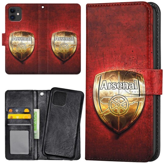 Generic Iphone 11 - Lommebok Deksel Arsenal
