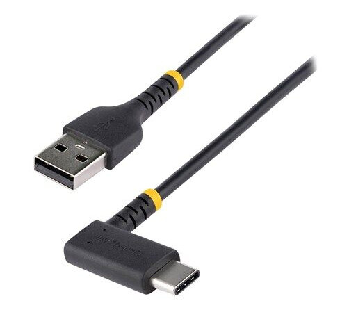 StarTech 30cm USB A til C Hurtiglading Kabel Svart