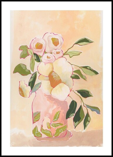 Flourish Vase Plakat / 21x30cm