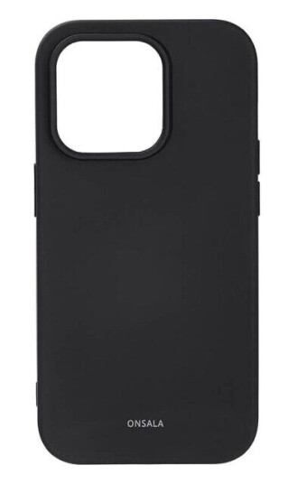 Onsala Silikondeksel iPhone 14 Pro Svart med Støtdemping