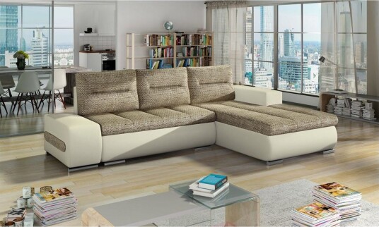 Seksjon Eltap Ottavio 275x180x85 cm Berlin 03 Soft 33 Beige Høyre