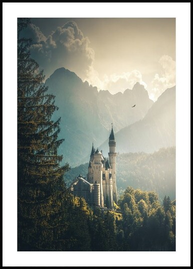 Neuschwanstein Castle Plakat / 50x70cm Neuschwanstein Castle Plakat / 50x70cm