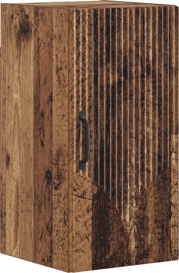vidaXL Baderom veggskap HOORN Gammelt tre 30 x 31 x 59 cm