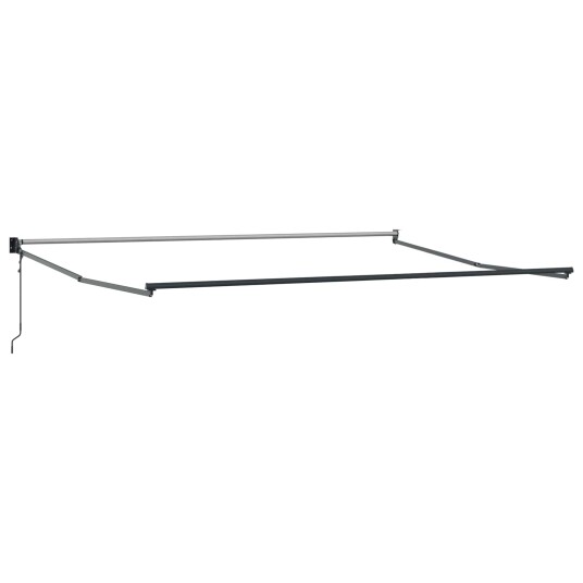 Innvendbar Markise Oransje og Brunt 350 x 250 cm