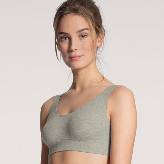 Calida BH Elastic Top gra bomull Medium Dame