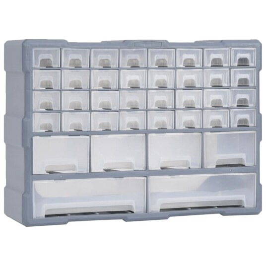 Sortimentskap med 38 skuffer 52x16x37,5 cm Sortimentskap med 38 skuffer 52x16x37,5 cm