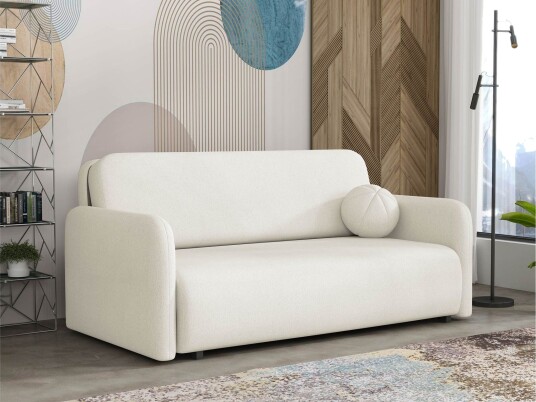 Ajmeri Sovesofa 3 seter i Plysj Beige Ajmeri Sovesofa 3 seter i Plysj Beige