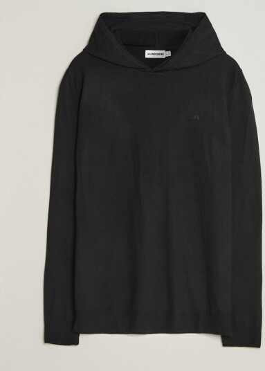 J.Lindeberg Karl Merino Hoodie Black J.Lindeberg Karl Merino Hoodie Black