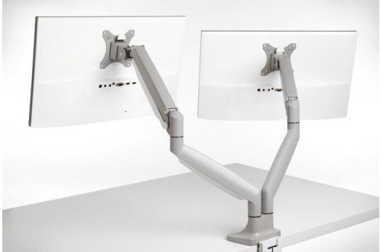 Kensington SmartFit One-Touch, Høydejusterbar dobbel monitorarm Kensington SmartFit One-Touch, Høydejusterbar dobbel monitorarm