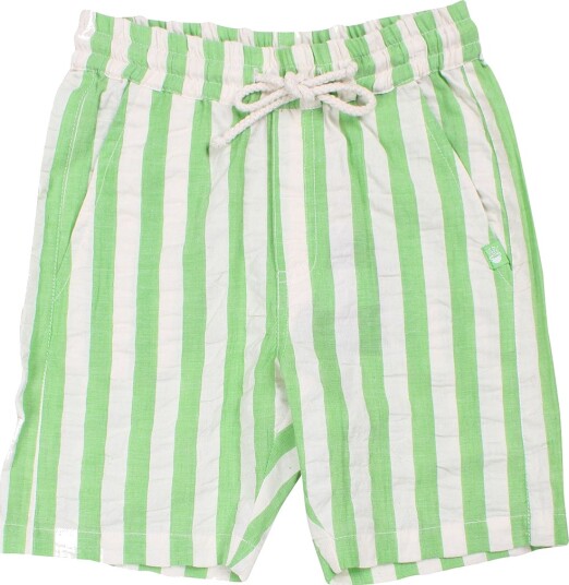 Danefæ Shorts Danegorm Searsucker Bright Green/Chalk Danefæ 2 år 92 Shorts Grønn Hvit