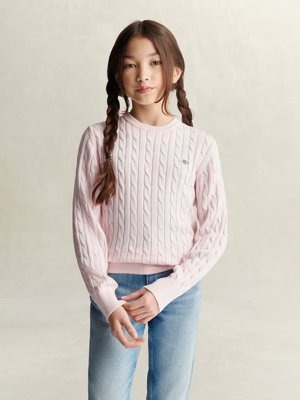 Shield Cable Knit Jumper 7 8Y