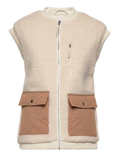 Noella Effi Pile Vest Polyester - Beige - XS