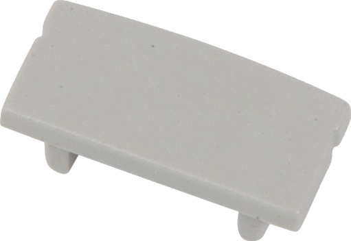 Ansell Lighting endestykke uten hull 8x17,1 mm aluminium