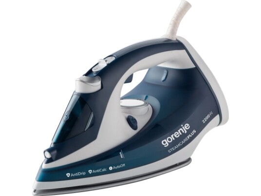 Gorenje Sih2200tqc Dampstrykejern Keramisk Strykesåle 2,5 M 90 G/Min Blå 30 G/Min
