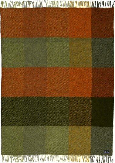 Ullpledd   130x200 cm   Gotlandsull/lammeull   Gotland Check Green