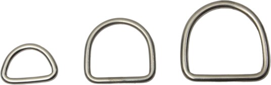 D-ring, syrefast - 5 mm - 20 mm