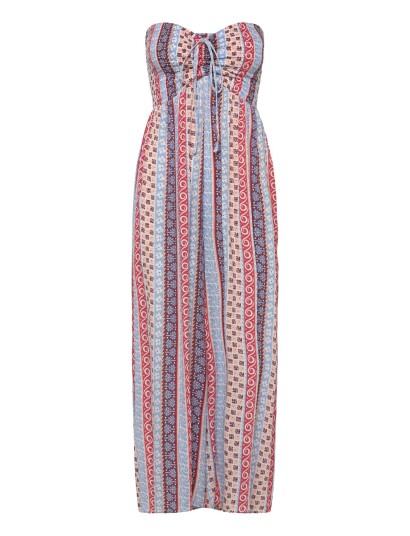 Rip Curl Ventura Shirred Jumpsuit Multi/patterned M Rip Curl Ventura Shirred Jumpsuit Multi/patterned M